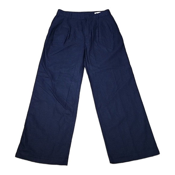 GAP Pants - Gap linen blend pleated pants size 14 Tall